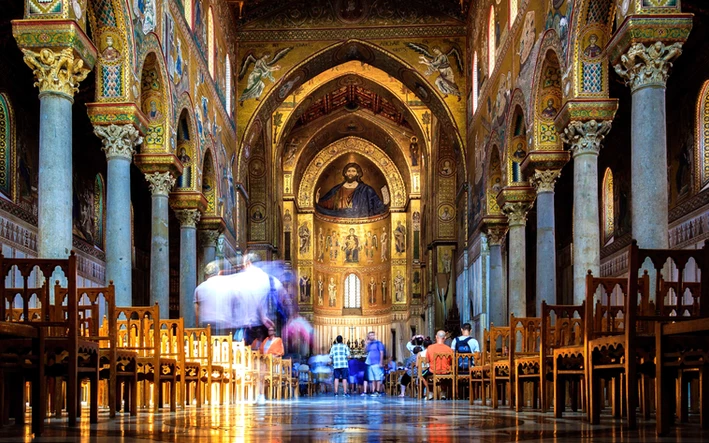 Innenraum im Dom von Monreale