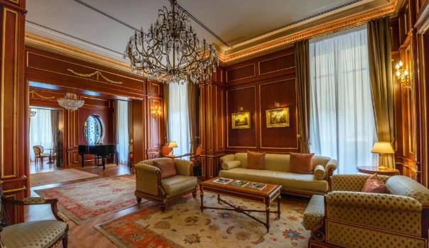Bild von der Lounge im Palermo Hotel Grandhotel Wagner