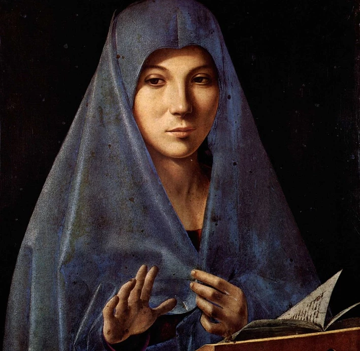 Gemälde von der Maria der Verkündigung