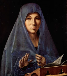 Gemälde von der Maria der Verkündigung