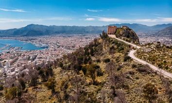 Blick vom Monte Pellegrino auf Palermo