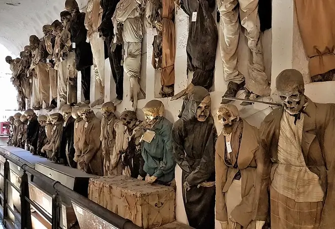 Die Mumien der Reichen in der Kapuzinergruft