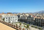 Blick auf Palermo vom Dach der Kathedrale in Palermo