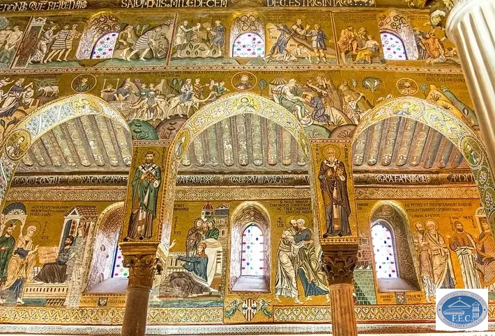 Bilder vom Testament in der Cappella Palatina