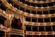 Blick auf den Palco Reale im Teatro Massimo